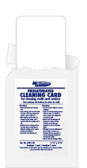 Card Swipe Cleaner for Credit Card Readers, 50/pkg          8301-50