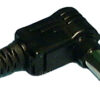 Coaxial Power Plug, 2.1mm, R/A