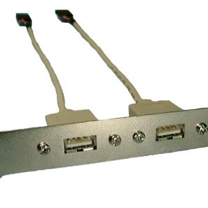 USB DUAL PORT ADAPTER, (2) FEMALE A CONNECTOR