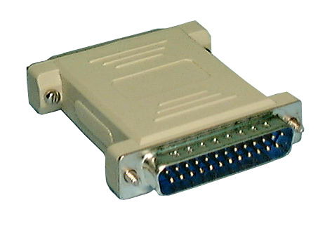NULL Modem Adaptor, Standard DB25M to F