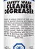 Safety Wash Cleaner/Degreaser    4050-4L