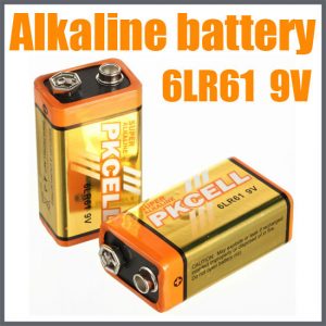 9v Alkaline Battery, 1/Card           6LR61-1