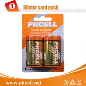 D Alkaline Battery, 2/Card     LR20-2