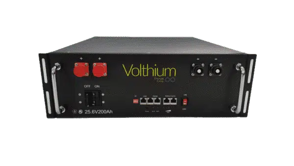 Volthium Rack Mount 25.6 Volt 200ah Self Heating Lithium Deep Cycle Battery