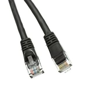 CNE45525 1pce MartinMart 1-ft Cat5e Snagless/Molded Boot Ethernet Patch Cable Black