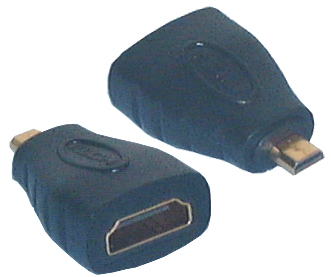 HDMI & DVI Adaptor, HDMI (A) Female to Micro HDMI (D) Male Adaptor