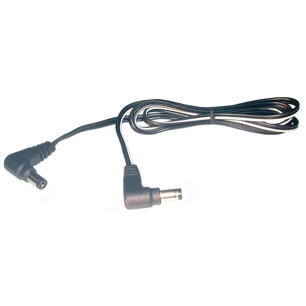 DC Power Cable, 2.1mm, R/A Male to R/A Male, 6ft 48-1048