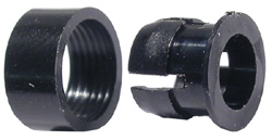5mm LED Holder, Black, 2pc 55-550-0