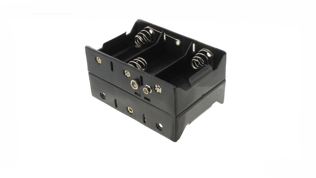Battery Holder D cell With Solder Lug Connection 6 Capacity