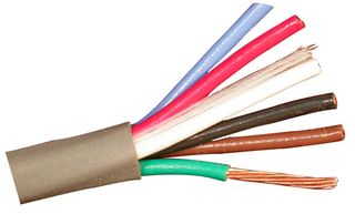 Multi-Conductor Cable, 22awg 3 Pair Twisted, Chrome 8742 0601000