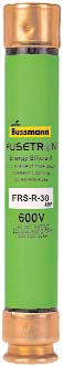 2-1/2a 600v Fusetron Dual Element Fuse, Time Delay FRS-R-2-1/2