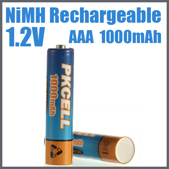 AAA 1000mAh NiMH Rechargeable Battery