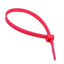7.5" 50 lb Cable Tie - Neon Pink (Bag of 100)