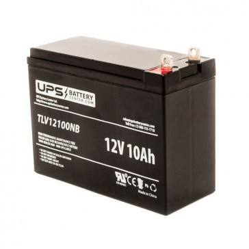 UPS TLV12100NB AGM 12V Nut and Bolt Terminal Sealed Lead Acid Security System Battery 10Ah